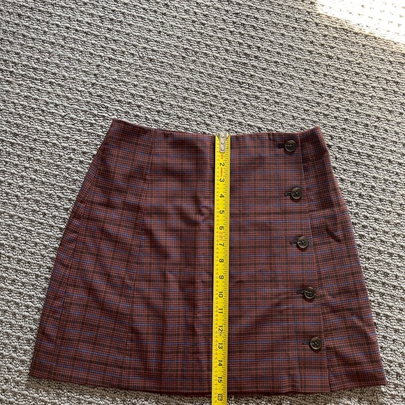 🩷SUNDAY BEST PLAID MINI SKIRT, Size 6 - Picture 3 of 5